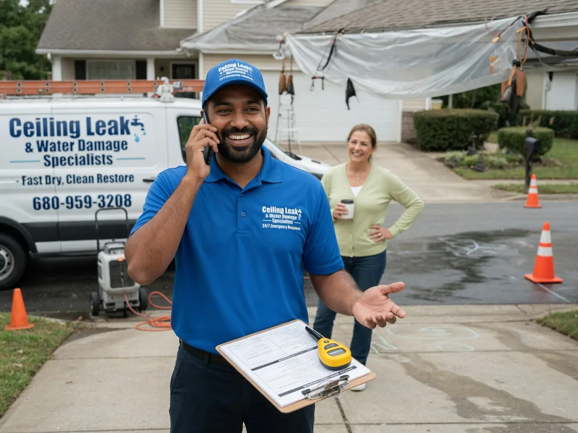 Ceiling Leak Cleanup Weatherford, OK FAQs